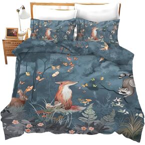 Colorful Dachshund Dog Print 3 Pieces Duvet Cover Set with 2 Pillowcase Twin Size Bedding Comforter Cover Bed Sheet Quilt Stuff Bedroom Decor for Lover Adults Kids Boys Girls
