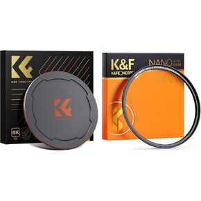 67mm Magnetic Lens Cap & Magnetic Base Filter Ring for K&F Magnetic Filter System