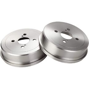 TRQ Rear Brake Drum LH RH Kit Pair Set of 2 for Ford Fiesta New