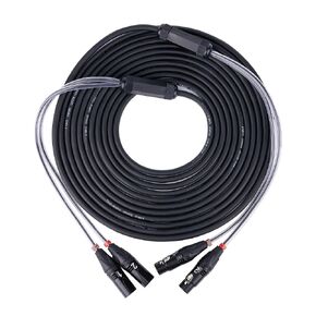 Toronce 8 Channel Professional Multi-Media Snake Cable 8 Pairs Male to Female 3 Pin XLR Balanced Audio Extension Cable (10Feet)