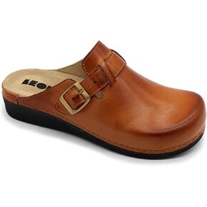 5000 Leather Slip-on Womens Ladies Mule Clogs Slippers Shoes