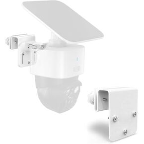 Gutter Mount Bracket Compatible with Eufy Security SoloCam S340/Eufy SoloCam E30/Eufy 4G LTE Cam S330 Solar Security Camera(1pack-White)