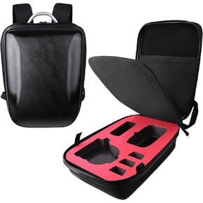 Flip Carrying Case for DJI Flip Fly More Combo,Hard Portable Waterproof Protective Backpack, Storage Travel Bag Support 8 Batteries,RC 2/N3 Remote Controller,Charging Hub and Other Accessories