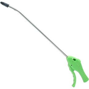 12 Inch Long Air Blow Gun with Rubber Tip, Dust Removal Cleaning Tool, Green