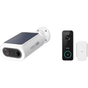 AOSU SolarCam P1 Max + 5MP Doorbell Camera - No Monthly Fee