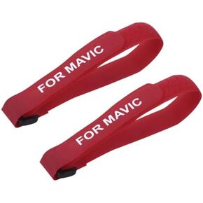 2 pcs Propeller Holder Strap Fixed Straps for DJI Mini 4K/Mini 2/Mini 2 SE/Mavic Mini Drone Props Guard Blade Stabilizer Fixator Accessory (Red)