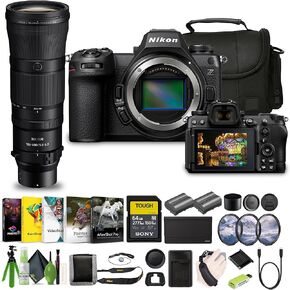 Nikon Z6 III FX-Format Mirrorless Camera + EN-EL15C Battery + 64GB SF-M Tough Series Memory Card + Photo Editing Software NIKKOR Z 180-600mm f/5.6-6.3 VR Lens Z + More