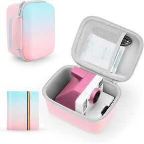 Yinke Case for Polaroid Originals Onestep 2 VF/Now I-Type/OneStep+ Instant Camera, Hard Protective Cover Travel Carrying Storage Bag (Black with Album)