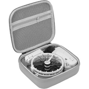 Carrying Case for DJI Flip Drone, Gray Portable Travel Storage Bag Advanced Leather Compact Protective Flip Case for DJI Drone Accessories (Gray)