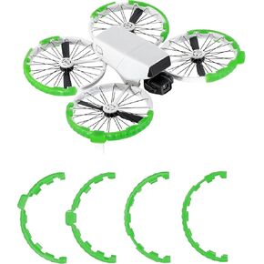 Propeller Guard for Dji Flip Drone Accessories，Prop Frames Collision Protection Ring for Dji Flip(Fluorescent Green）