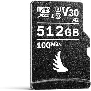بطاقة ذاكرة Angelbird 256GB AV PRO MicroSD V30 UHS-I microSDXC A2 مصنفة من الفئة 10 مع محول SD يتميز بالأشعة السينية والمغناطيس وبناء مقاوم ESD وخصائص مقاومة للطقس in Kuwait
