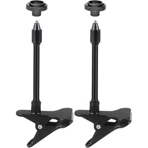 Tonton 2-Pack Clip Clamp Mount Compatible with Blink Outdoor 4 (4th Gen), Blink Outdoor (3rd Gen), XT3, XT/XT2, Mini – 9.1 Inchs Gooseneck Arm, Tool-Free Adjustable Mount for Blink Camera System