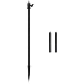 Holicfun Ground Stake Mount with 2 Extension Poles for Outdoor Wireless Security Cameras, Universally Compatible with Ring, Blink, Eufy, Google Nest, Wyze, Arlo, Simplisafe and Other Cameras