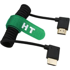 4K 8K HDMI Right Angle Cable, NP-F 970 750 Dummy Battery for Atomos Ninja V Monitor