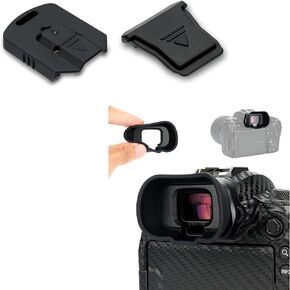 EOS R5 R5C Eyecup+Hot Shoe Cover Cap:EOS R5 R5C Eyecup with Hot Shoe Cover Cap & Flash Contact Connector Kit
