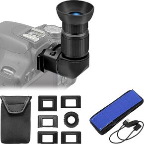300mm USB Lens Warmer - Bundle with - Right Angle Viewfinder