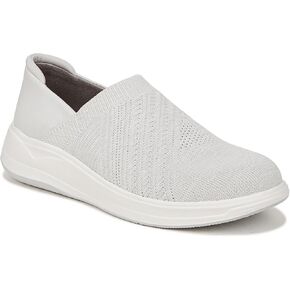 BZees Womens Triumph Machine Washable Comfort Slip On Grey