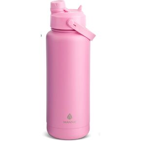 Manna Ranger Dual Insulated Stainless Steel Bottle - 26 Oz - Plumeria Powder Coat