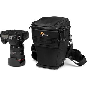 Lowepro Protactic TLZ 75 Slim AW III Toploader Bag ، حالة الكاميرا لـ DSLR ، Mirrorless ، المجلد. 4.5L ، DIM: 14.57x4.13x5.5in للكاميرات ث/عدسة متصلة ، حقيبة كتف معيارية ، للمصور/الفيديو