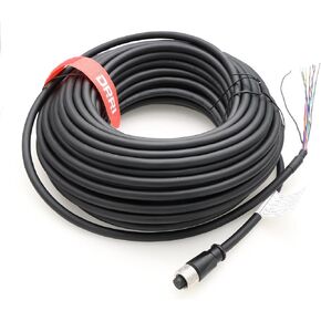 DRRI M12 17-Pin Male to 17-Pin Female Sensor Power Cord for Industrial Automation Automotive Sensor Scanner Reader