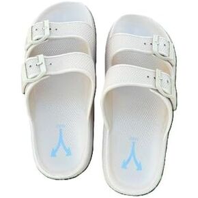 Farz Recovery Slides - Sandals desgined to help recover from Heel Pain, Adjustable Straps, Podiatrist Recommended
