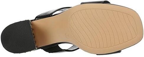 Michael By Michael Shannon Zaina - Women's Two Band Open Square Toe Block Heeled Sandals in Saudi Arabia