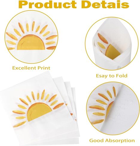 60 PCS Baseball Napkins Disposable Napkins - Lunch Dinner Napkins for Entertaining Sports Themed Party Baseball Birthday Party Decorations (13 "X13") in Kuwait