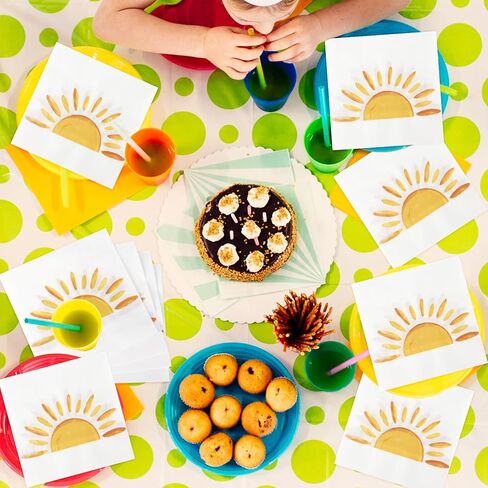 60 PCS Baseball Napkins Disposable Napkins - Lunch Dinner Napkins for Entertaining Sports Themed Party Baseball Birthday Party Decorations (13 "X13") in Kuwait