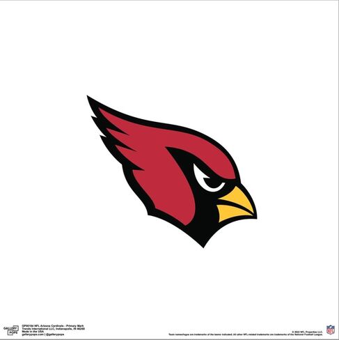 معرض تريندز إنترناشيونال جاليري بوبس NFL أريزونا كاردينالز - ملصق حائط فني للعلامة الأساسية، 12 بوصة × 12 بوصة، نسخة بإطار أسود in Saudi Arabia