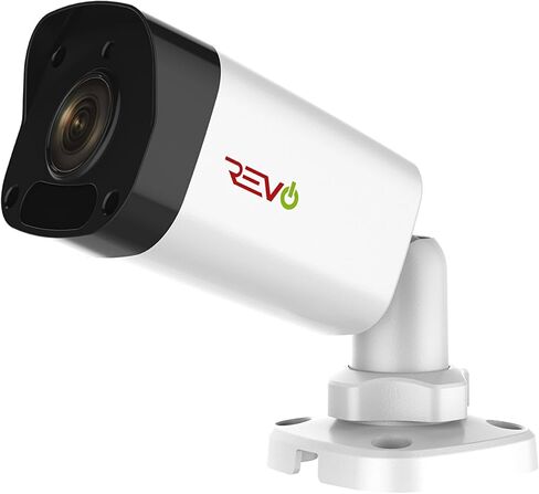 America Ultra HD 4MP IP Bullet Camera Indoor/Outdoor - 100' Night Vision, IP66 Weatherproof, 3DNR, Smart IR, ONVIF Compliant, White in Saudi Arabia