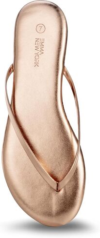Summer Sandals Flip Flops for Women Vegan Leather Thong Trendy 2025 Dressy Cute in Kuwait