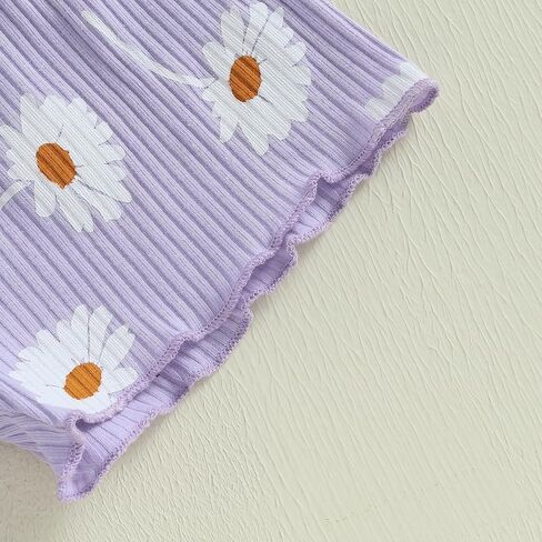 Suolongsama Toddler Baby Girl Girl Close Summer Plust Print Shirt Shirt Shirt Top Shirts Set 2pcs lebbbed ommits in Kuwait