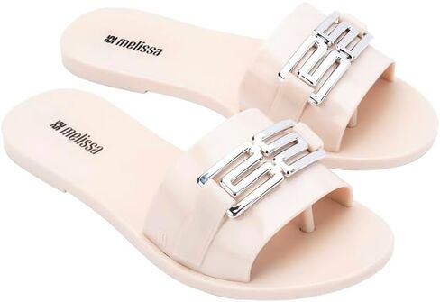 Melissa Babe M Chic Slide Sandals for Women – Stylish and Lightweight Slip-On with Comfortable Footbed, Durable MelFlex PVC, and Signature bubblegum Scent in Saudi Arabia