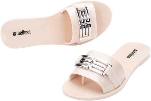 Melissa Babe M Chic Slide Sandals for Women – Stylish and Lightweight Slip-On with Comfortable Footbed, Durable MelFlex PVC, and Signature bubblegum Scent in Saudi Arabia
