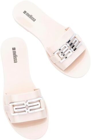 Melissa Babe M Chic Slide Sandals for Women – Stylish and Lightweight Slip-On with Comfortable Footbed, Durable MelFlex PVC, and Signature bubblegum Scent in Saudi Arabia