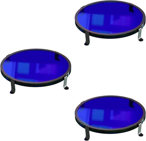 GOODSMANN Color Filter 3 PCS Transparent Lenses Blue Color 2 Inch Correction Filters for MR16 Bulbs Low Voltage Outdoor Landscape Decorate Lighting 3520 (Blue) in Saudi Arabia