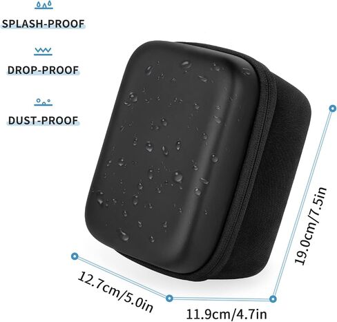 yinke case for polaroid Originals OneStep 2 VF/Now i-type/onEstep+ Camera الفوري ، حقيبة تخزين للحمل الواقية من الغلاف الواقي (أسود مع ألبوم) in Kuwait