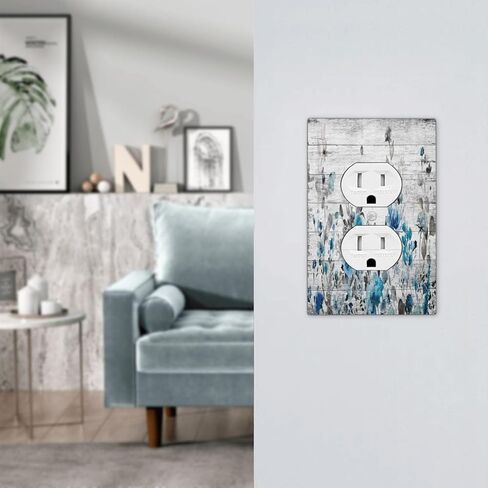 Farmhouse Truck Flowers BARN سيارة قديمة للسيارة وزهور 3 لوحة عصابة لوحة تزيين لوحة مفتاح الإضاءة تغطية ثلاثية تبديل لوحة مفاتيح كهربائية للحمام دخول غرفة نوم المطبخ الحمام in Kuwait