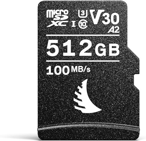 بطاقة ذاكرة Angelbird 256GB AV PRO MicroSD V30 UHS-I microSDXC A2 مصنفة من الفئة 10 مع محول SD يتميز بالأشعة السينية والمغناطيس وبناء مقاوم ESD وخصائص مقاومة للطقس in Saudi Arabia