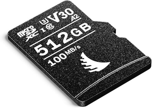 بطاقة ذاكرة Angelbird 256GB AV PRO MicroSD V30 UHS-I microSDXC A2 مصنفة من الفئة 10 مع محول SD يتميز بالأشعة السينية والمغناطيس وبناء مقاوم ESD وخصائص مقاومة للطقس in Saudi Arabia