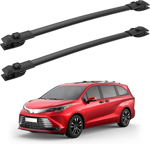 MOSTPLUS Roof Rack Cross Bar Rail Compatible for Toyota Highlander with Side Rails 2008 2009 2010 2011 2012 2013 in Saudi Arabia