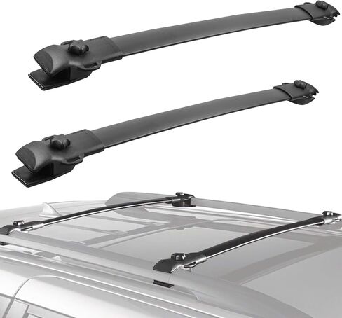MOSTPLUS Roof Rack Cross Bar Rail Compatible for Toyota Highlander with Side Rails 2008 2009 2010 2011 2012 2013 in Saudi Arabia