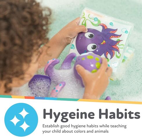 Nuby Bath Crayons for Kids - Washable, Vibrant Colors for Bathtime Drawing - 3+ Years - Kids Bath Toys and Essentials in Saudi Arabia