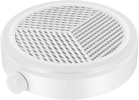 Small Nail Dust Collector, Adjustable Suction, AONOLOVO Portable Nail Vacuum Fan Dust Collector Extractor Suction Machine for Acrylic Dip Nails Removal, White in Saudi Arabia