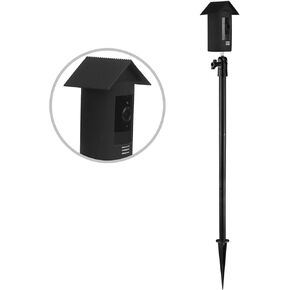 HOLACA Spike Pole Mount Ground Stake and Weatherproof Silicone Skin, Extension Tube for Ring Stick Up Cam Battery HD Security Camera, Suitable for Stake into Soft Ground