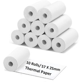 10 Rolls Refill Paper for Kids Camera Instant Print - Photo Printer Thermal Paper Rolls for Most Kids Instant Camera, Christmas Birthday Gifts Instant Camera Refill Print Paper