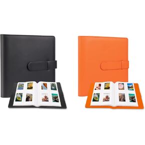 2 Pcs 256 Photos Album for Fujifilm Instax Mini Camera/Polaroid 2"x3" Pictures, 2x3 Photo Album Book for Fujifilm Instax Mini 11 9 90 70 40 8 Instant Camera, Polaroid Snap PIC-300 Z2300 Camera