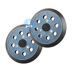 2Pcs - 5 Inch 8 Hole Hook and Loop Orbital Sander Pad Replacement for Dewalt Makita DW420, DW421, DW423, DW426, D26451, D26453, D26451/K, BO5030K, BO5031K, BO5041K Orbital Sander