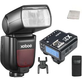 Godox TT685II-N Camera Flash Compatible with Nikon and Godox X2T-N TTL Wireless Trigger, TT685IIN Hot Shoe TTL GN60 2.4G Wireless HSS 1/8000s Speedlight Sync