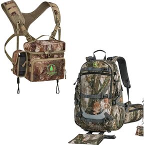 Binocular Harness Chest Pack - M + 35L Hunting Backpack